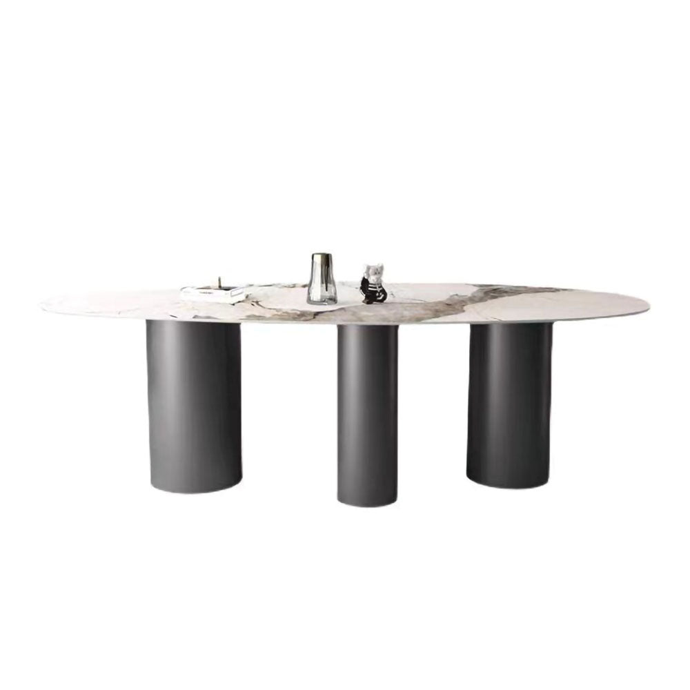 LUXORA DT1021 Minimalist Style 160-180cm Sintered Stone Dining Table