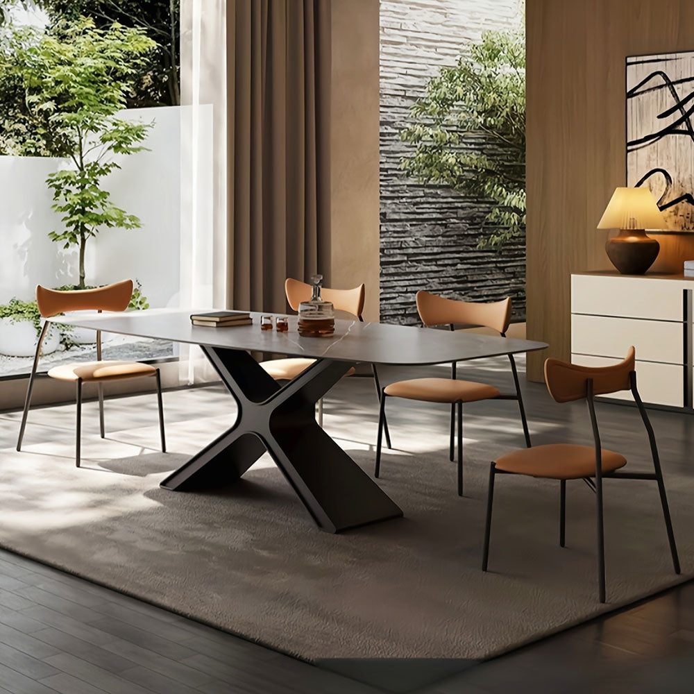 LUXORA DT1022 Modern Simplicity Style 140-160-180cm Sintered Stone Dining Table