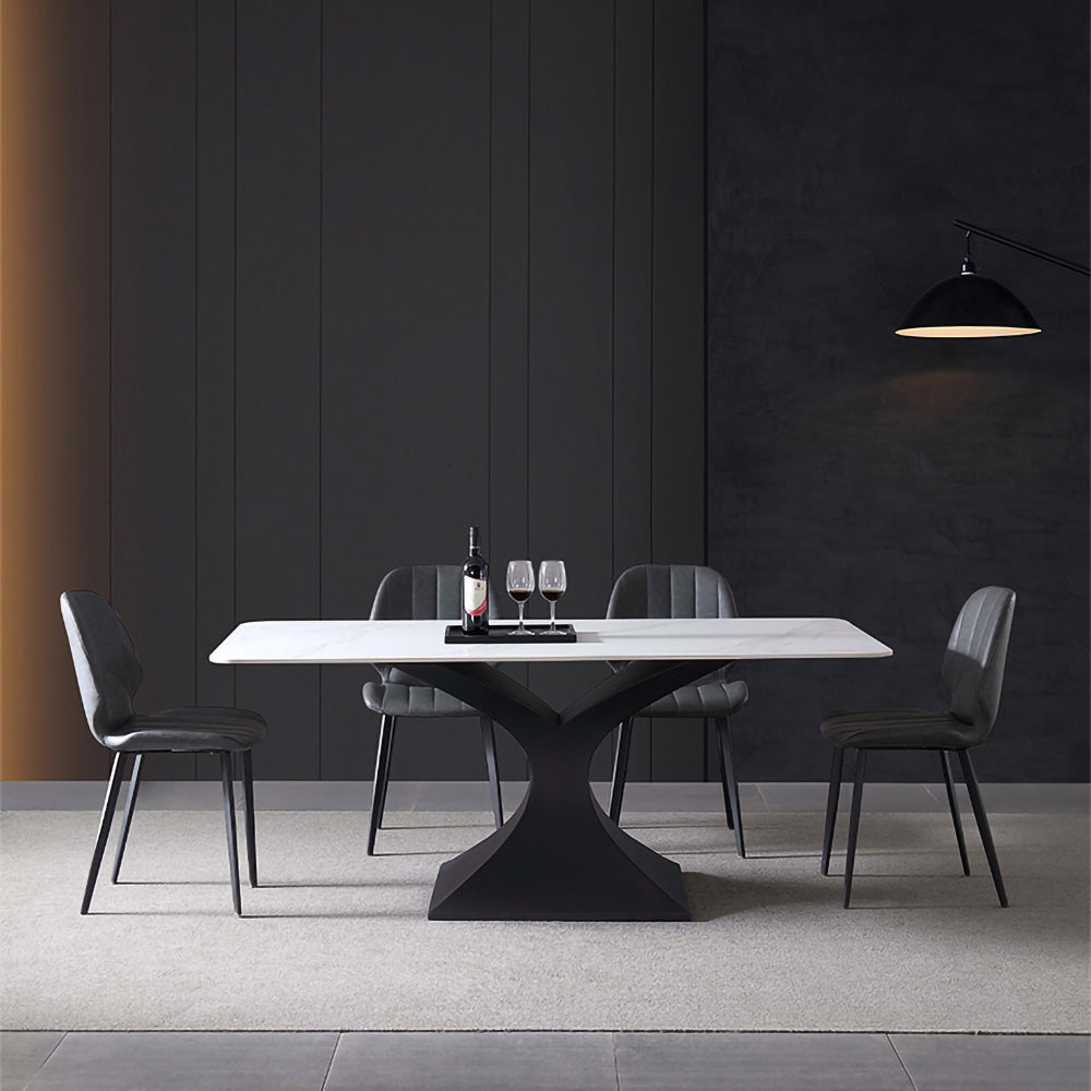 LUXORA DT1025 Modern Simplicity Style 140-160-180cm Sintered Stone Dining Table