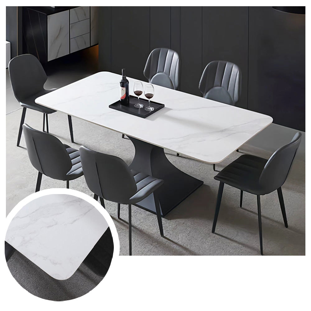 LUXORA DT1025 Modern Simplicity Style 140-160-180cm Sintered Stone Dining Table
