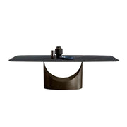 LUXORA DT1027 Minimalist Style 130-140-160-180cm Sintered Stone Dining Table
