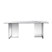 LUXORA DT1036 Minimalist Style 140-160-180cm Sintered Stone Dining Table