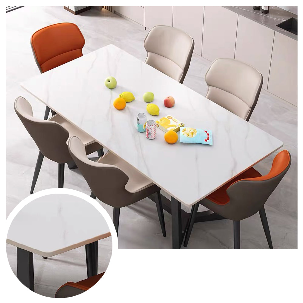 LIVARA DT1079 Minimalist Style 140-160-180cm Sintered Stone Dining Table