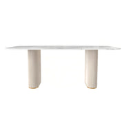 LUXORA DT1091 140/160/180cm Length Dining Table High-quality Sintered Stone Tabletop