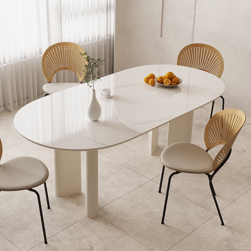 LUXORA DT1099 140/160/180cm Length Sintered Stone Tabletop Dining Table