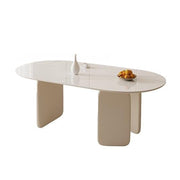 LUXORA DT1099 140/160/180cm Length Sintered Stone Tabletop Dining Table