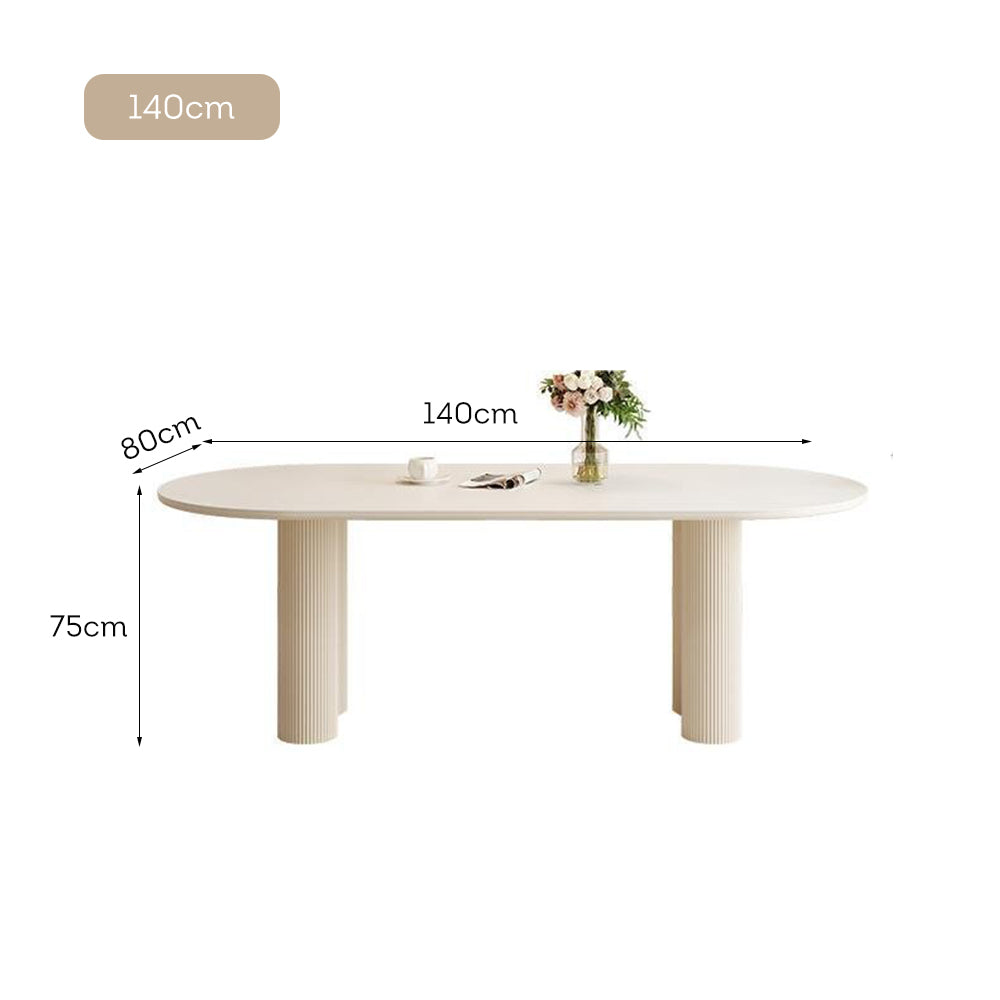 LUXORA DT1102 140/160/180cm Length Dining Table Minimalist Style