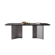 LUXORA DT1103 140/160/180cm Length Sintered Stone Tabletop Dining Table Carbon Steel Legs