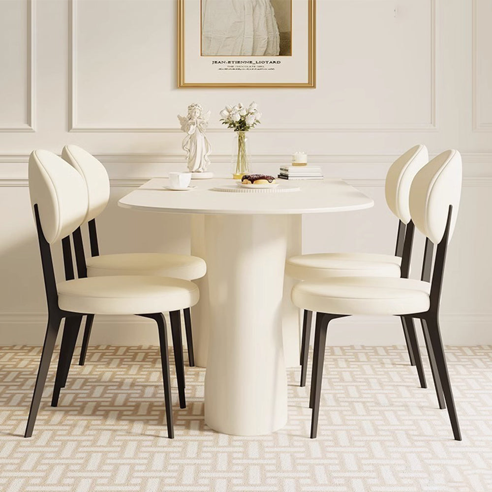 LUXORA DT1104 140/160/180cm Length Sintered Stone Tabletop Dining Table Minimalist Style