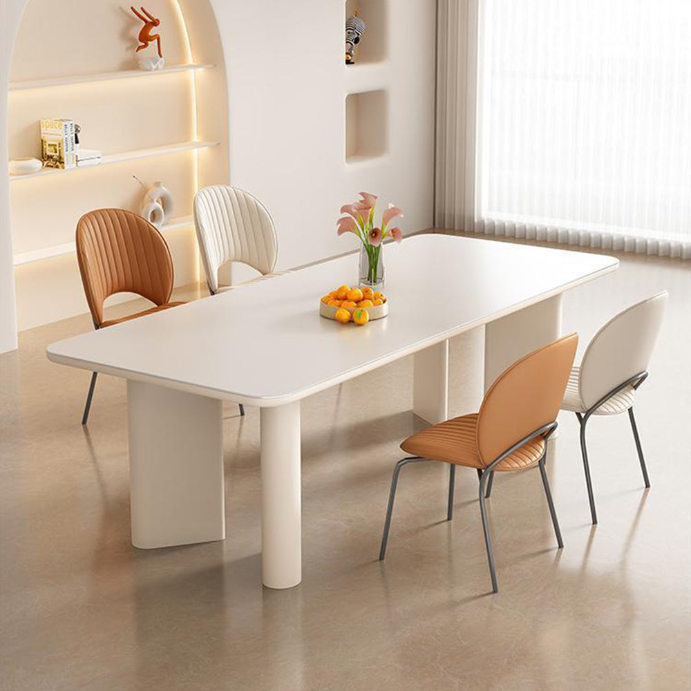 LUXORA DT1107 140/160/180cm Length Sintered Stone Tabletop Dining Table Minimalist Style