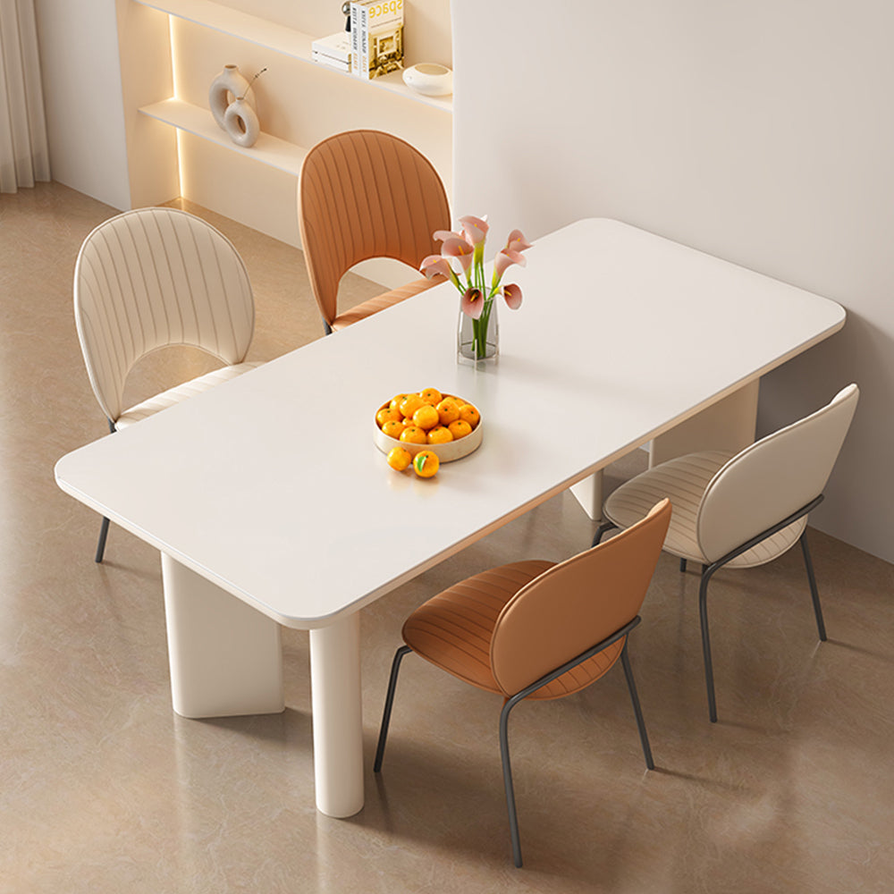 LUXORA DT1107 140/160/180cm Length Sintered Stone Tabletop Dining Table Minimalist Style
