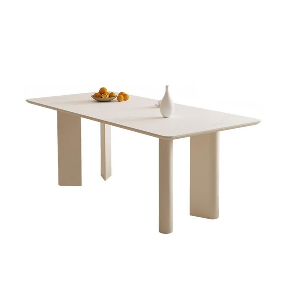 LUXORA DT1107 140/160/180cm Length Sintered Stone Tabletop Dining Table Minimalist Style