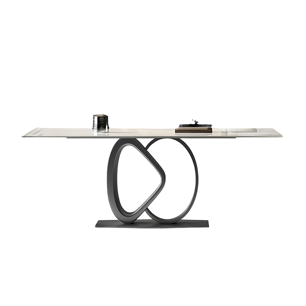 LUXORA DT1134 Minimalist Style 130-140-160-180cm Sintered Stone Dining Table