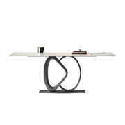 LUXORA DT1134 Minimalist Style 130-140-160-180cm Sintered Stone Dining Table