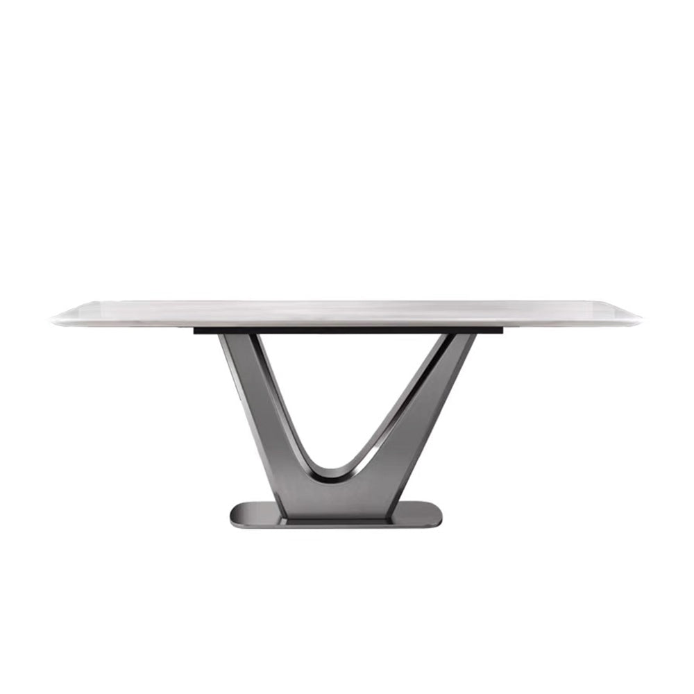LUXORA DT1161 Minimalist Style 130-140-160-180cm Sintered Stone Dining Table