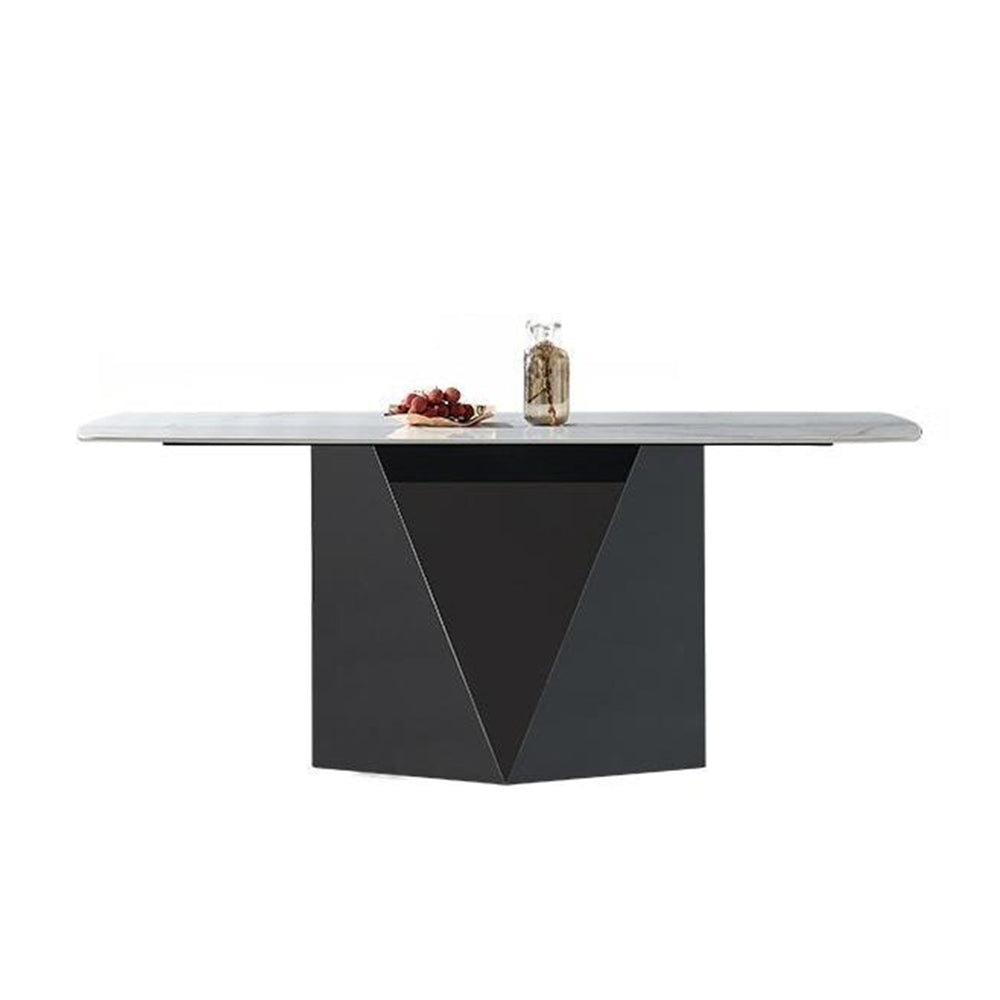 LUXORA DT1178 140/160/180cm Length 12mm Thickness Sintered Stone Tabletop Dining Table