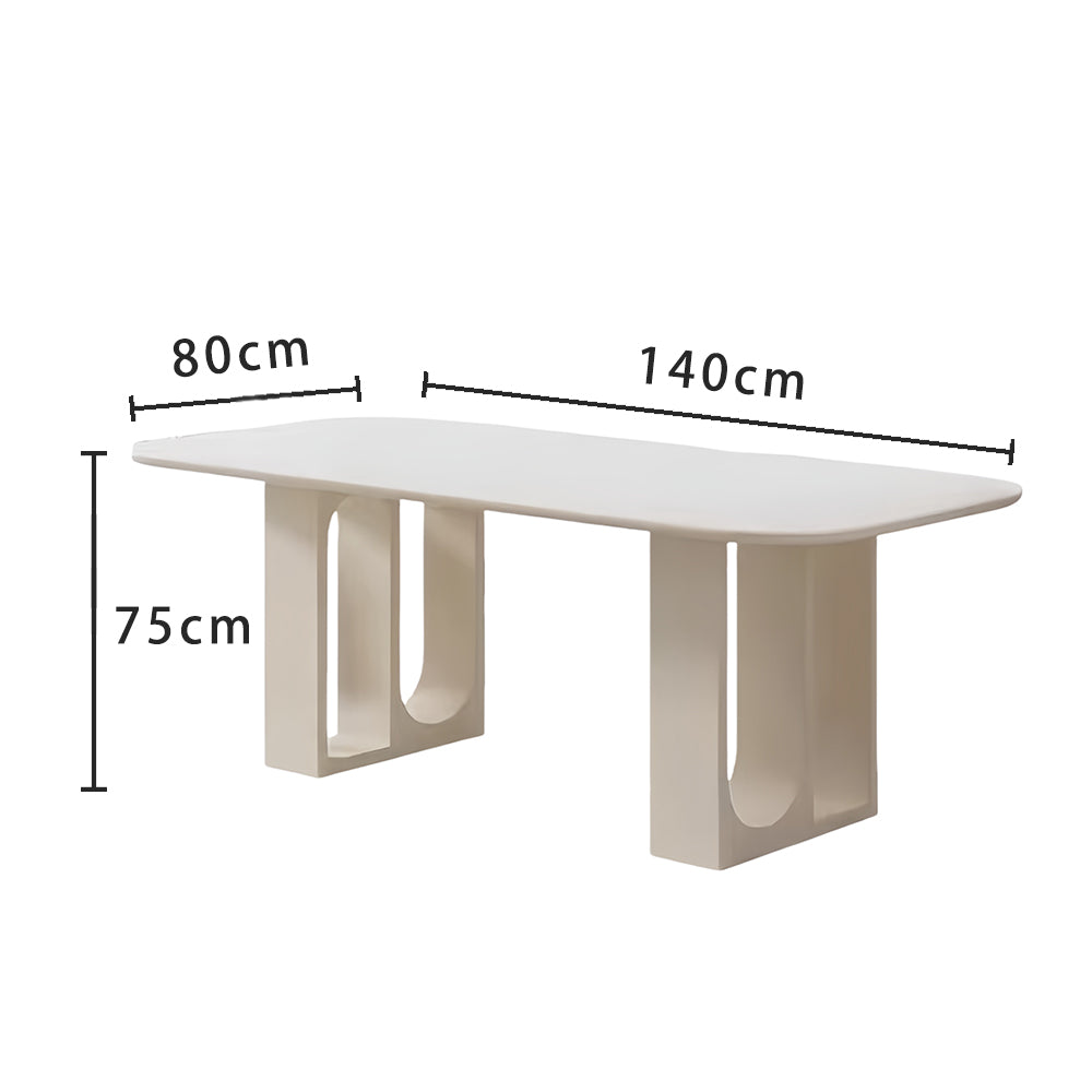 LUXORA DT1199 Minimalist Style 140-160-180cm Sintered Stone Dining Table