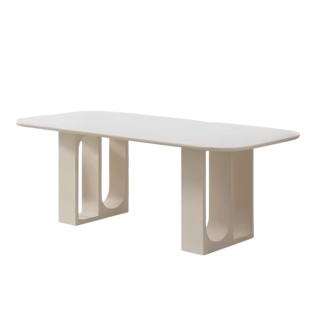 LUXORA DT1199 Minimalist Style 140-160-180cm Sintered Stone Dining Table