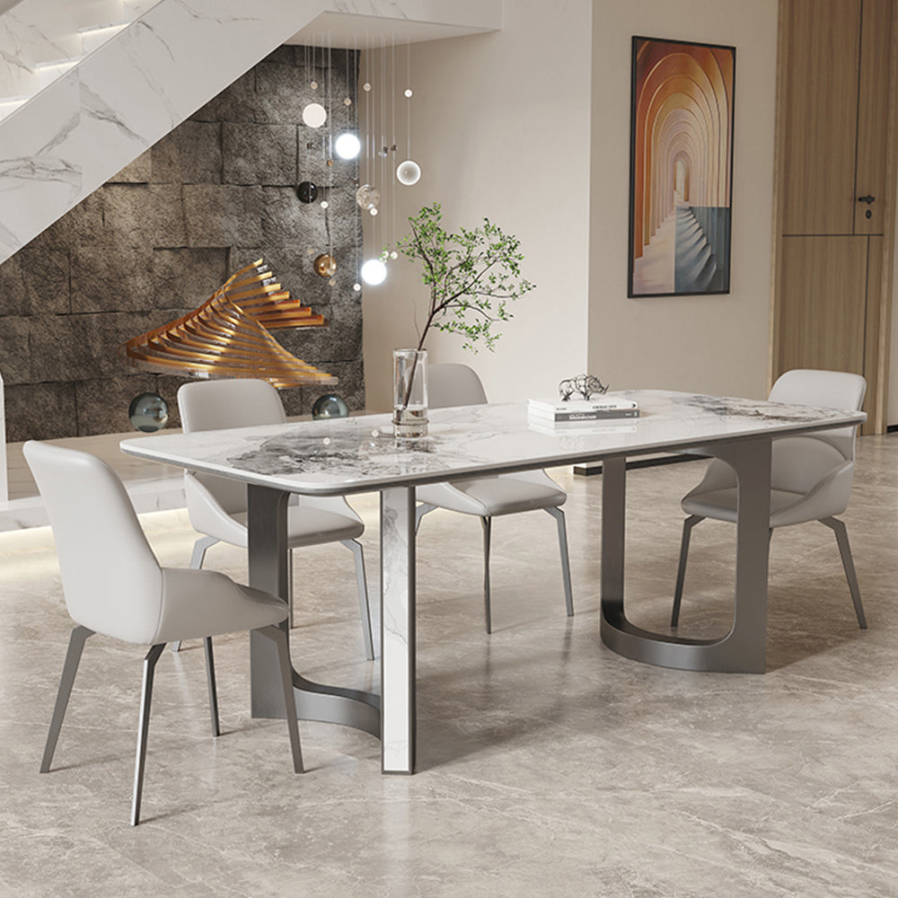 LUXORA DT1218 140/160/180cm Length Sintered Stone Tabletop Dining Table