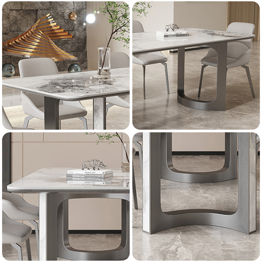 LUXORA DT1218 140/160/180cm Length Sintered Stone Tabletop Dining Table