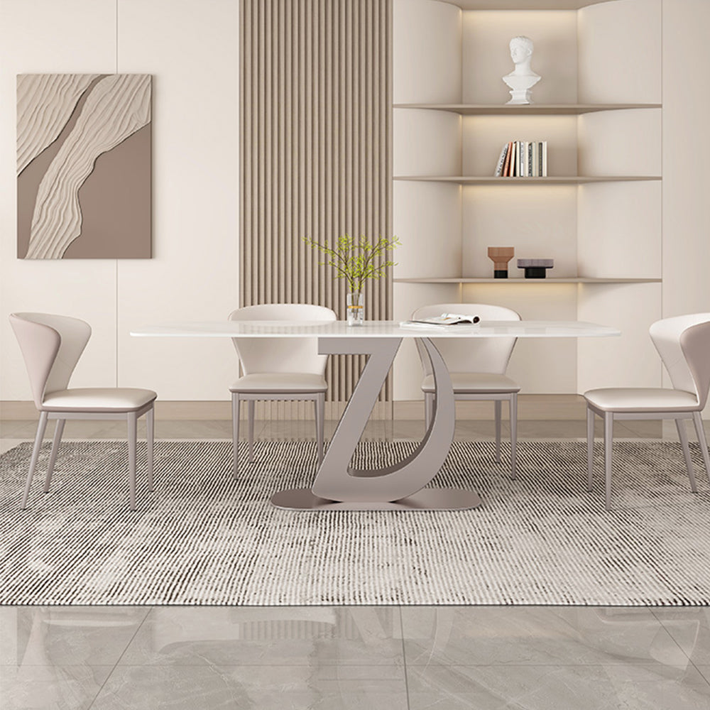 LUXORA DT1221 1140/160/180cm Length Dining Table Sintered Stone Tabletop