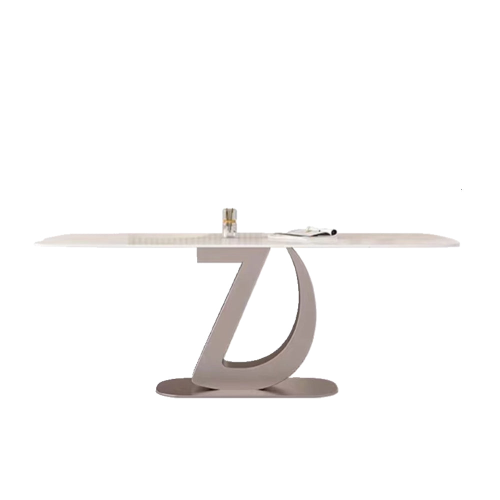 LUXORA DT1221 1140/160/180cm Length Dining Table Sintered Stone Tabletop