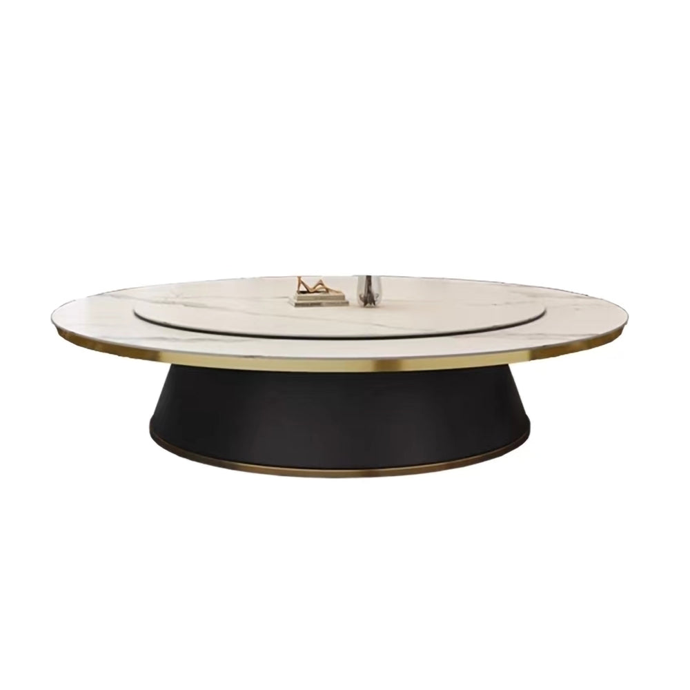 LUXORA DT1240 Light Luxury Style 180-200-220-240-260-280-300-320cm Round Sintered Stone Dining Table