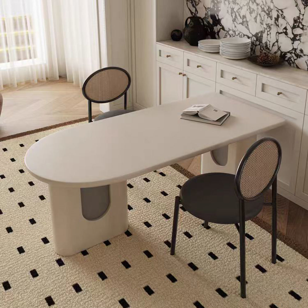 LUXORA DT1272 Minimalist Style 140-160-180cm Sintered Stone Dining Table