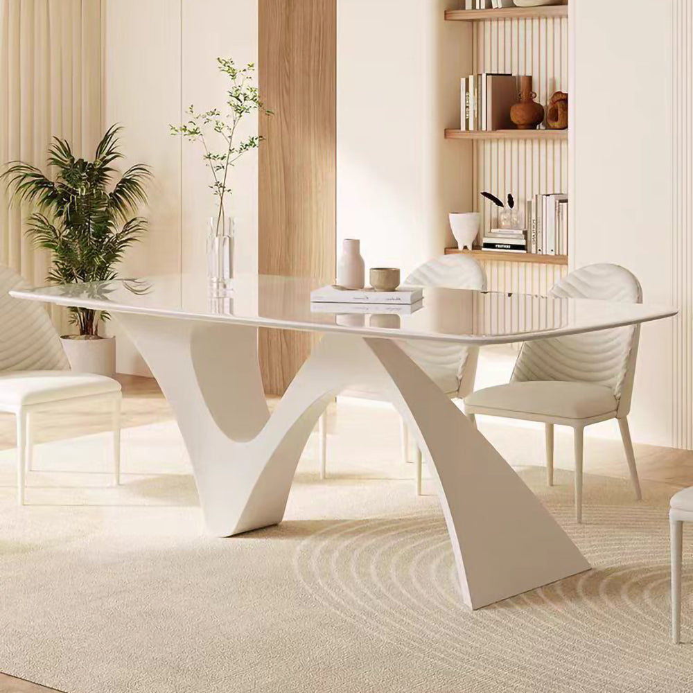 LUXORA DT1273 Minimalist Style 140-160-180cm Sintered Stone Dining Table
