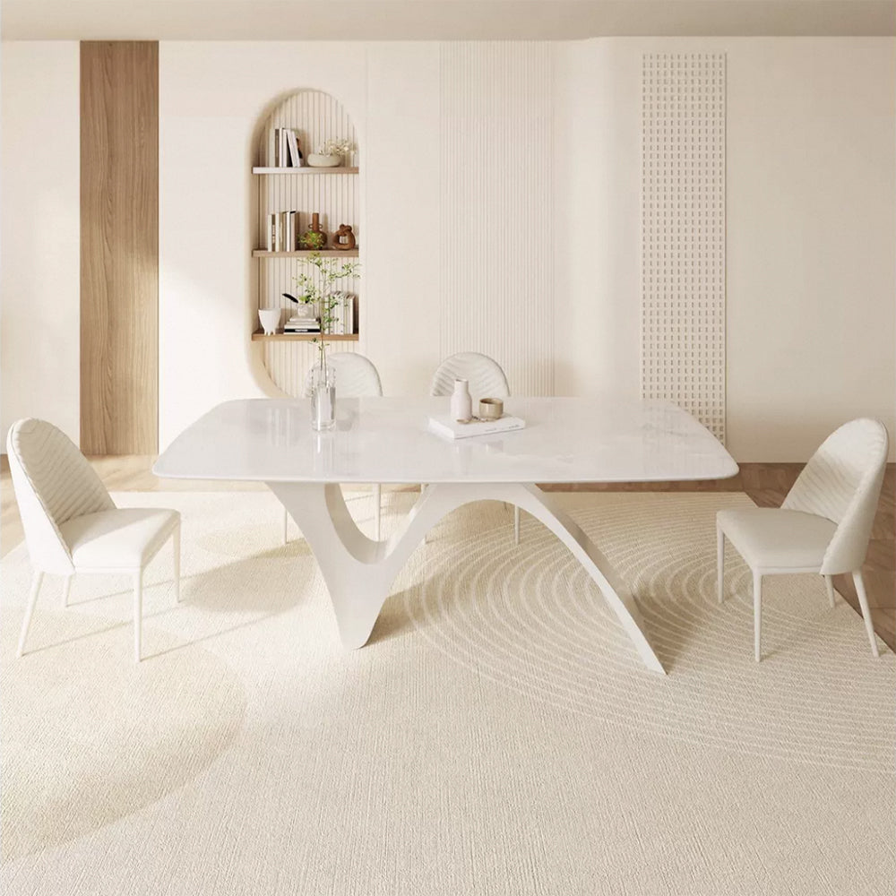 LUXORA DT1273 Minimalist Style 140-160-180cm Sintered Stone Dining Table