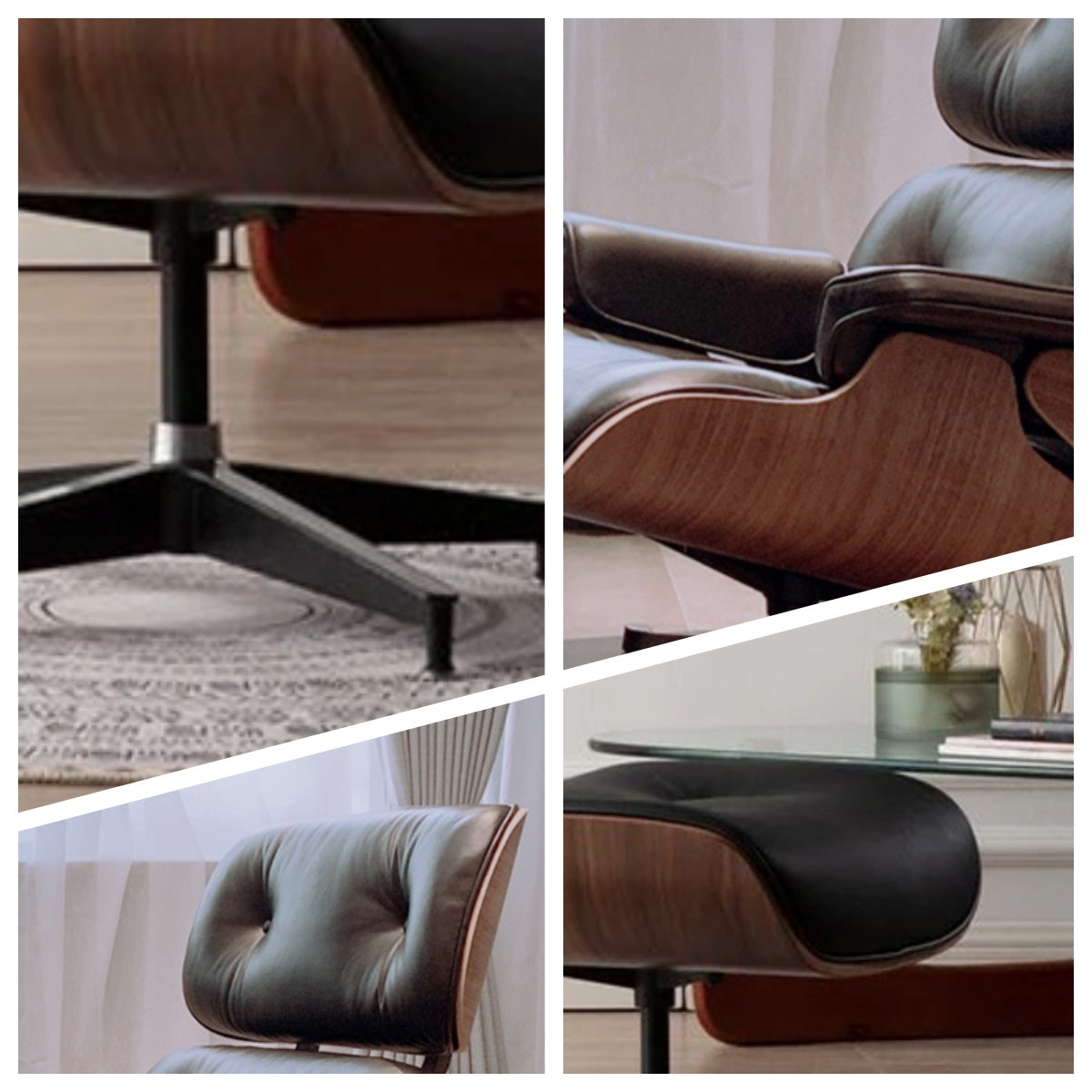 LIVARA EC1021 Business Casual Chair with Footrest