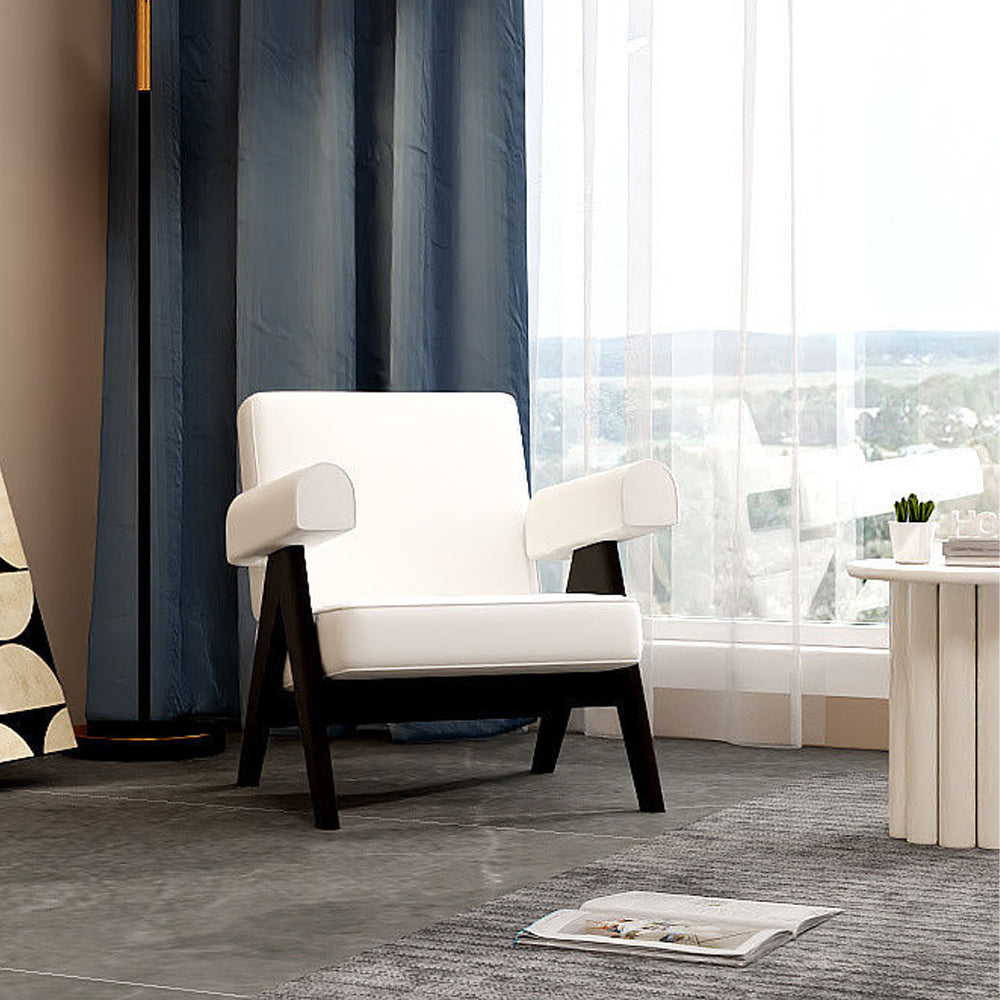 LIVARA EC1027 Solid Wood Frame Leisure Chair