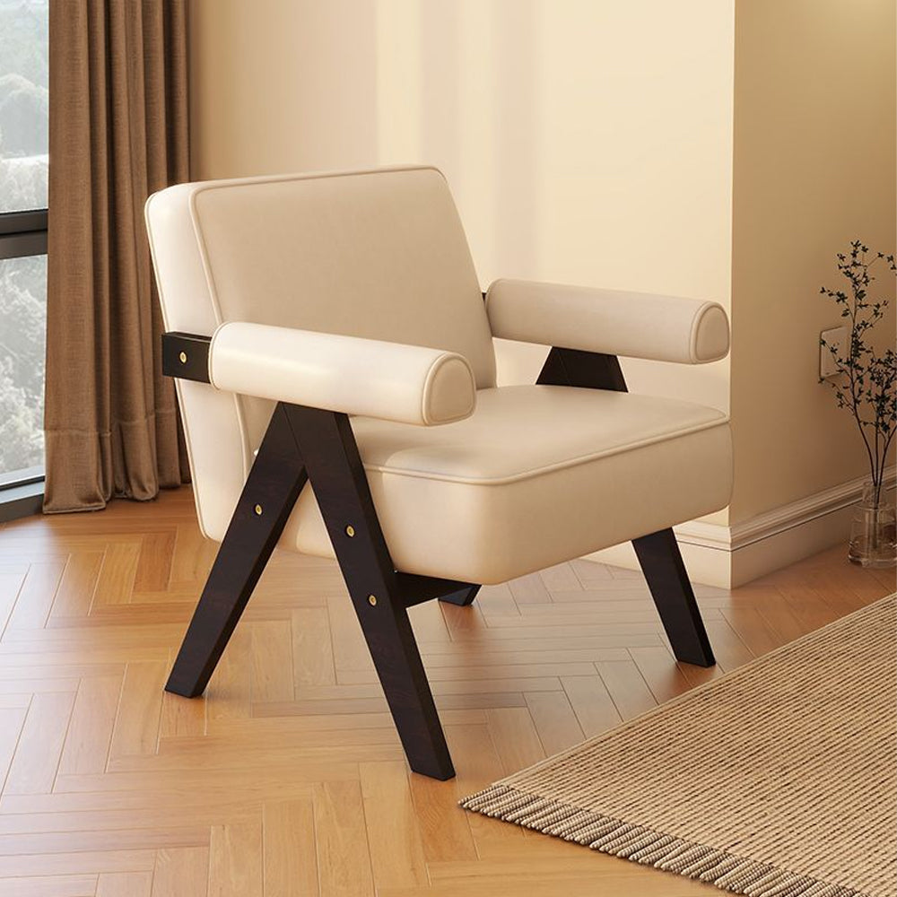 LIVARA EC1027 Solid Wood Frame Leisure Chair