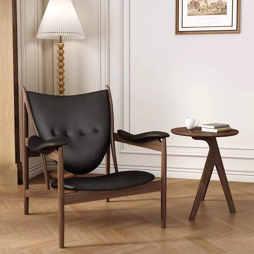 LIVARA EC1082 White Ash Wood Frame Chair