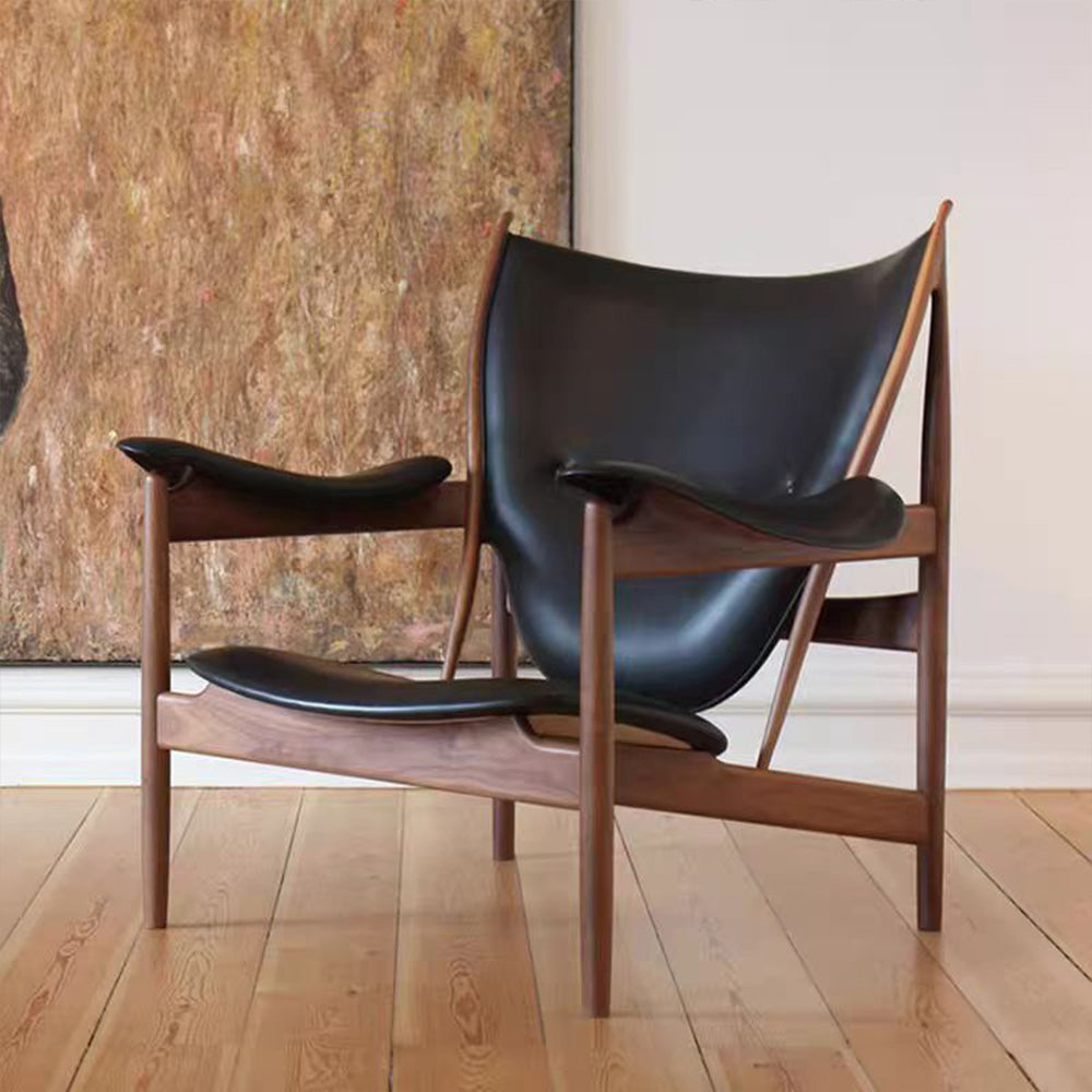 LIVARA EC1082 White Ash Wood Frame Chair