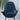 LIVARA EC1149 Silk Velvet Solid Wood and Hardware Frame Leisure Chair - Blue