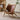LIVARA EC1164 White Wax Wood Legs Saddle Leather Leisure Chair