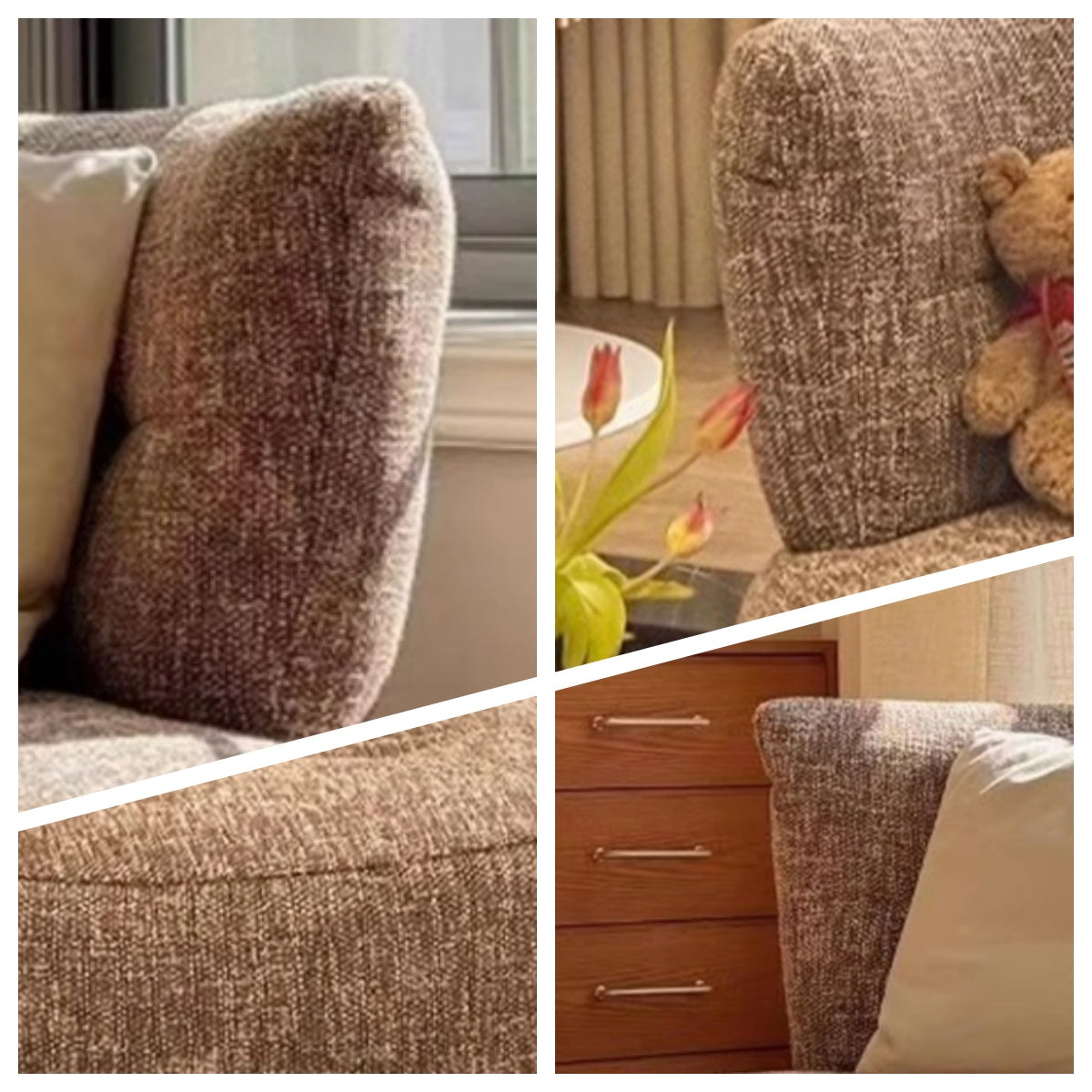 LIVARA EC1192 Durable Solid Wood Frame With High-Resilience Foam Leisure Chair