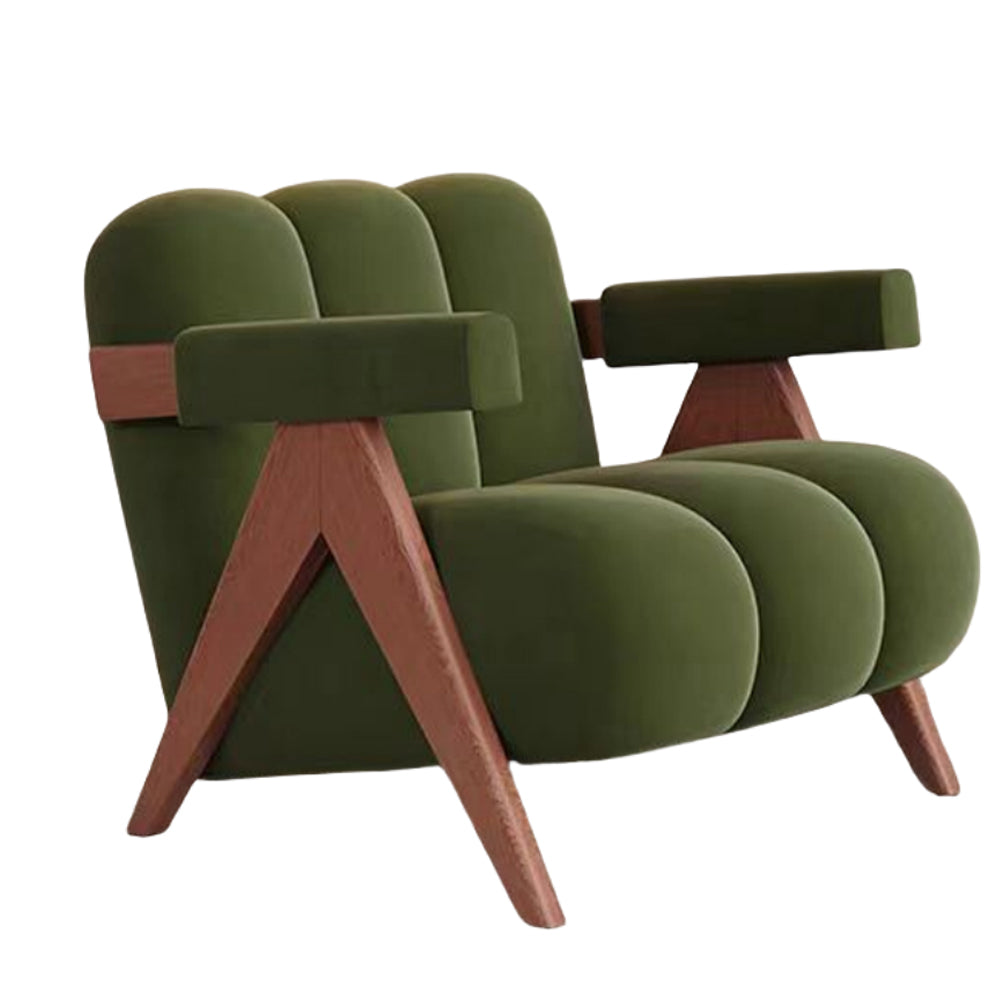 LIVARA EC1194 Solid Wood Frame Leisure Chair