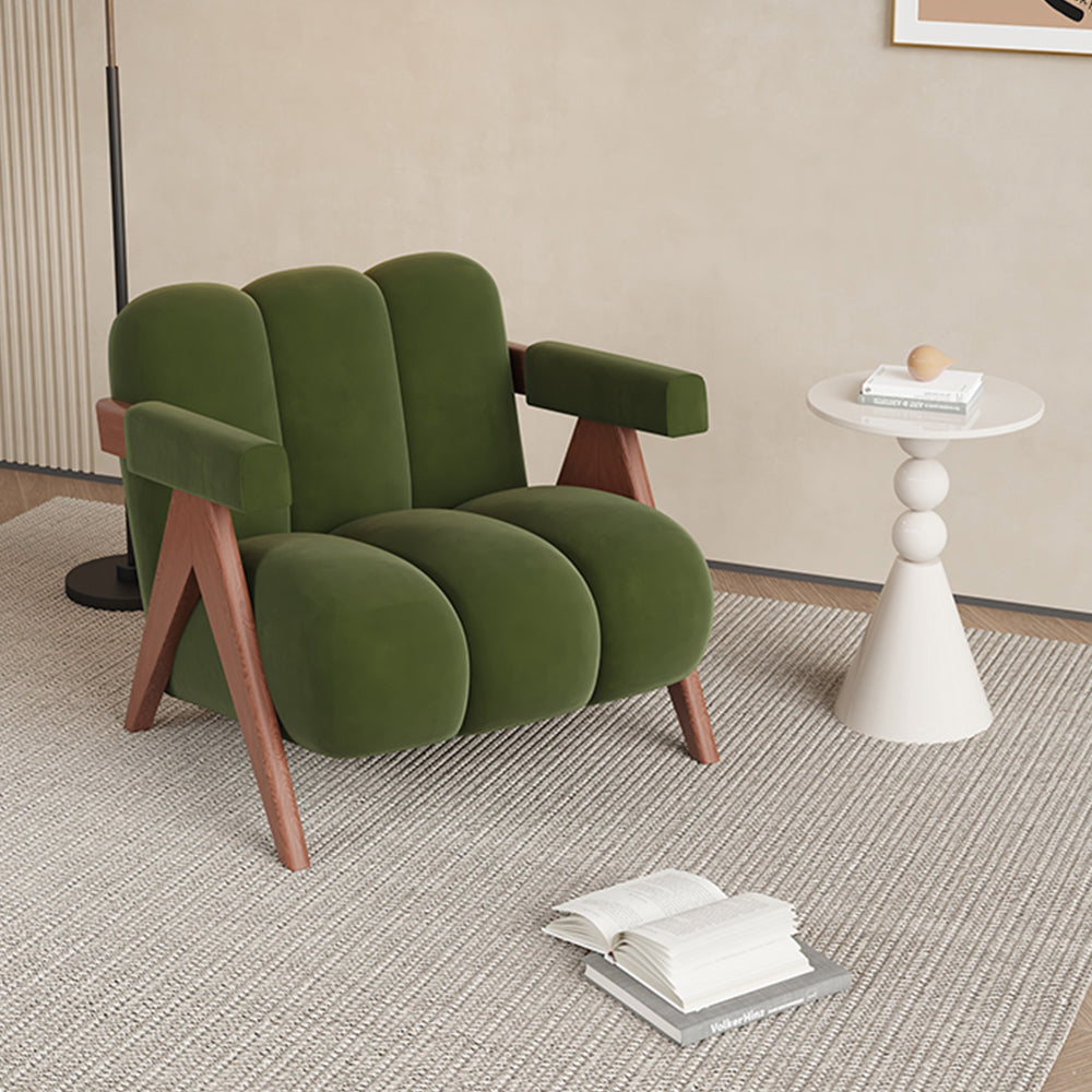 LIVARA EC1194 Solid Wood Frame Leisure Chair