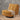 LIVARA EC1234 Steel Frame Velvet Fabric Leisure Chair - Orange