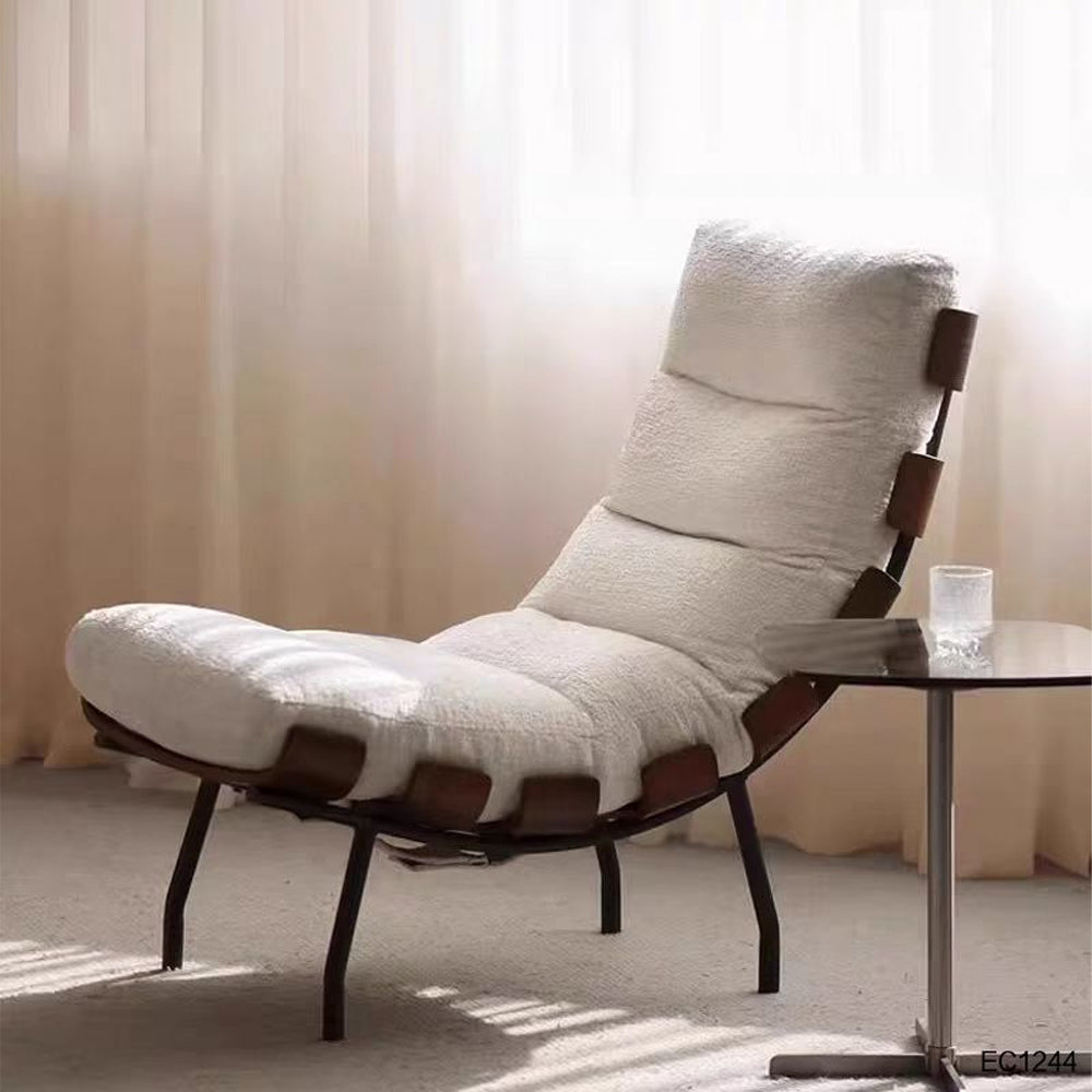 LIVARA EC1244 Saddle Leather Leisure Chair