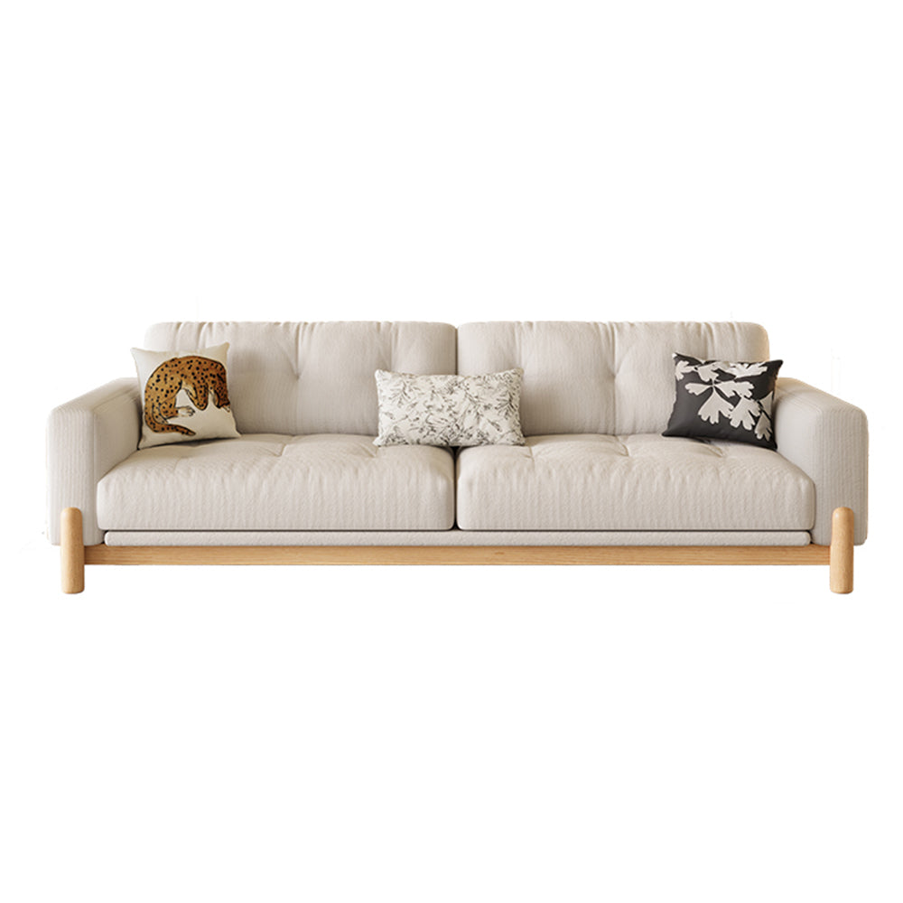 LIVARA 8113 Vintage-style Series 180-280cm Sofa With Throw Pillows