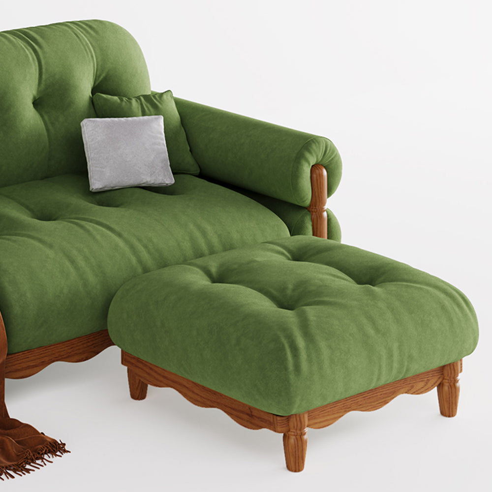 LIVARA 918 Vintage Style Velvet Sofa 180-280cm With Throw Pillows