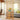 LIVARA Bamboo Screen Partition With Storage Platform 72Cm 144Cm Wood Color/Walnut Color