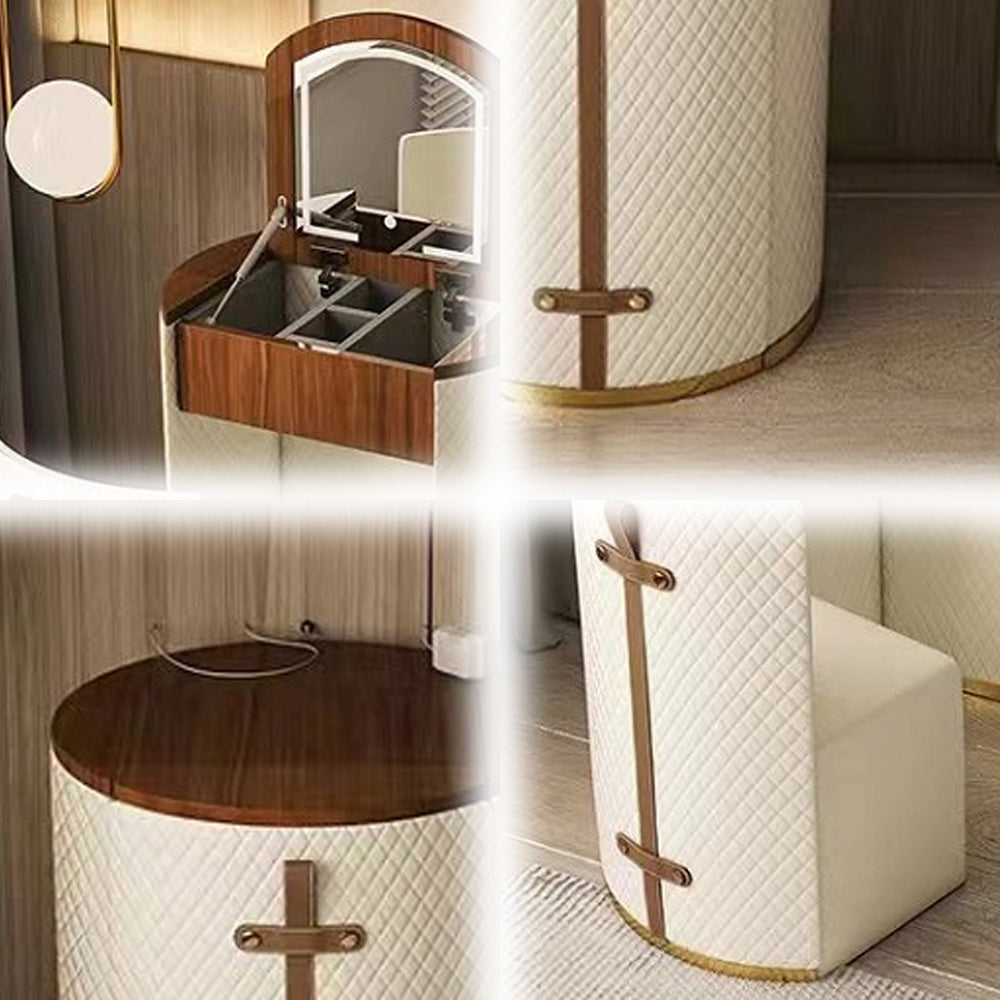 LUXORA DR1048 60cm Pull-out Design Solid Wood Drawer Dressing Table