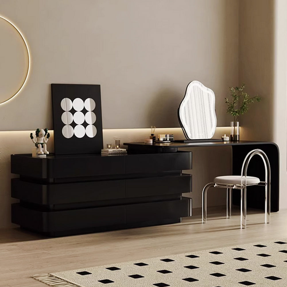 LUXORA DR1062 120cm Minimalist Solid Wood Dressing Table