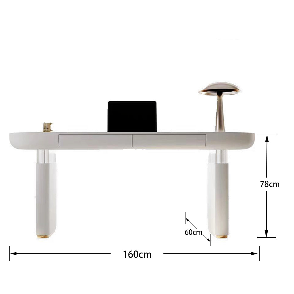 LUXORA DR1069 120/140/160/180cm Minimalist Style Painted Desk