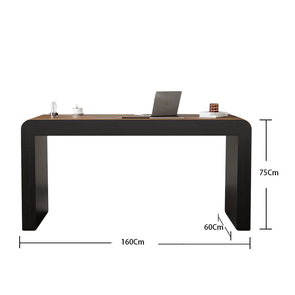 LUXORA DR1074 120/140/160/180cm Minimalist Style Fall Saddle Leather Desk