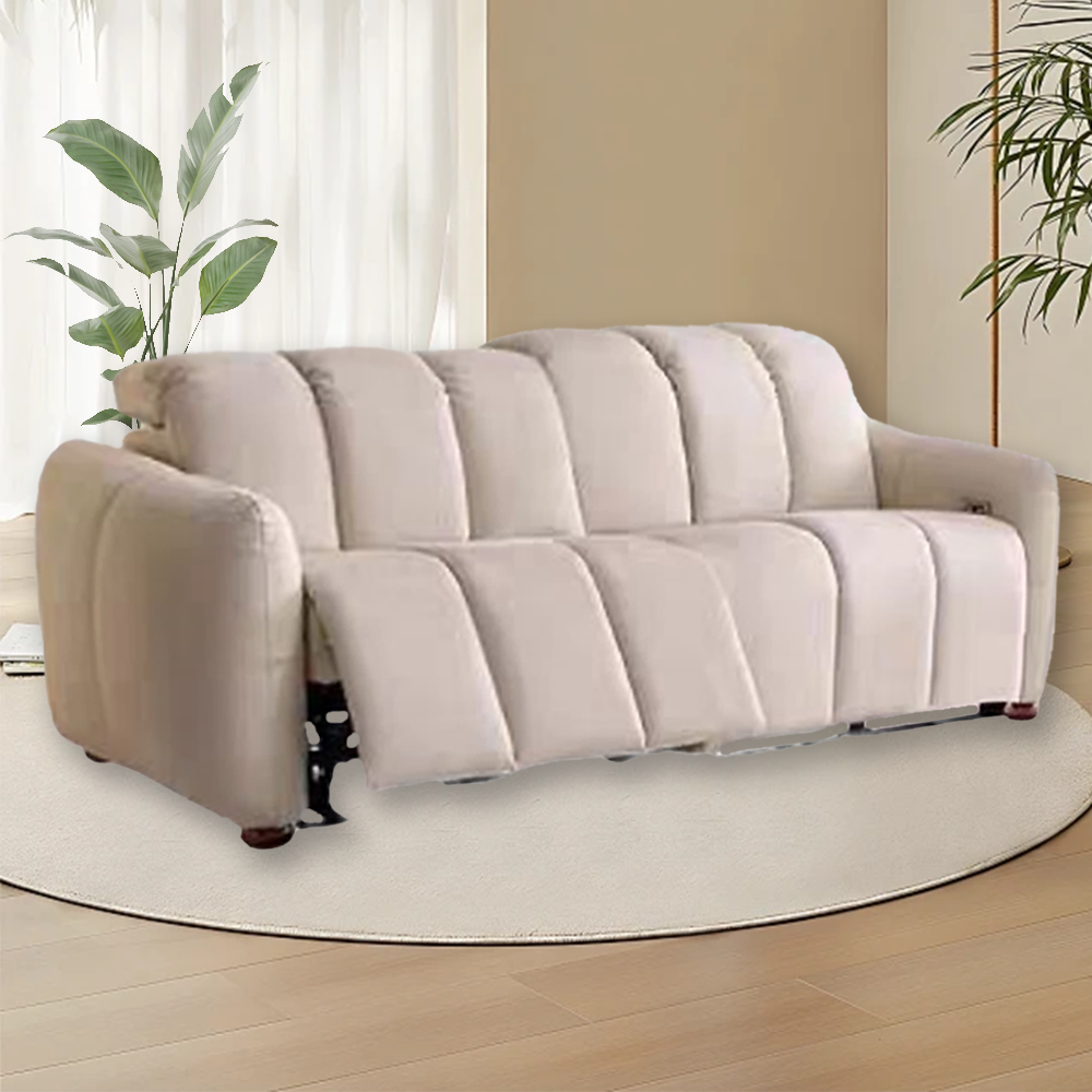 LUXORA FC1011 Pine Wood Frame Sofa - High-Tech Fabric